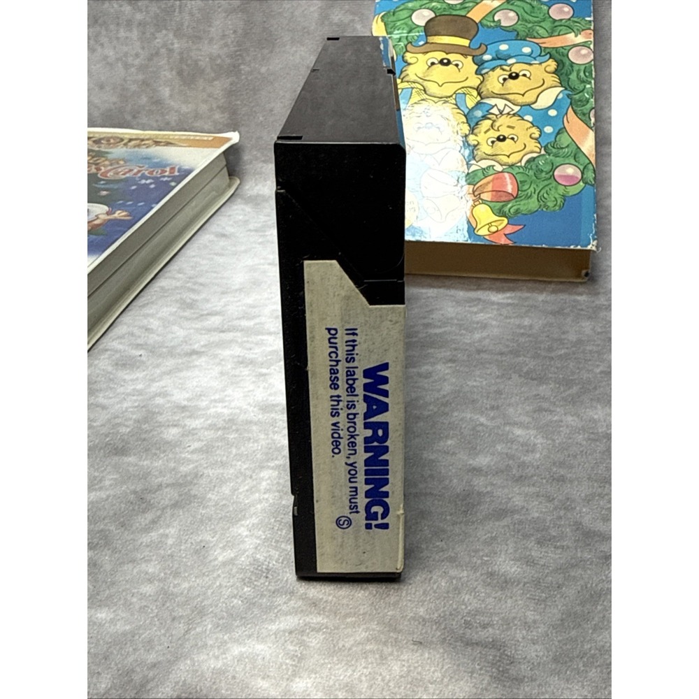 An All Dogs Christmas Carol 1998 & The Berenstain Bears Christmas Tree 1989 VHS - Picture 10 of 15